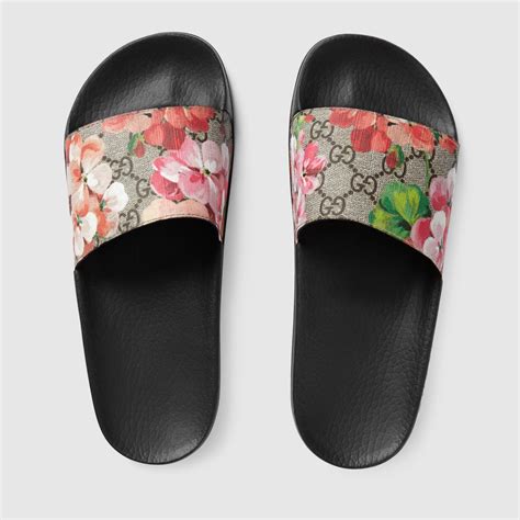 gucci blooms slides|size 14 gucci slides.